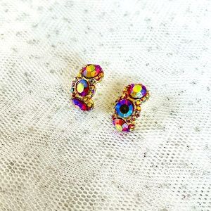 Iridescent Crystal Earring
